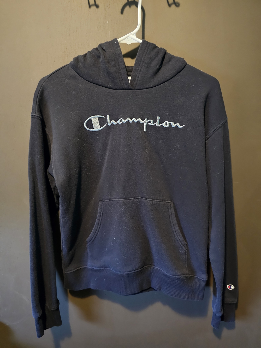 Champion Girl's Black Pullover Hoodie